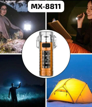 Multifunctional Flash Light With Cigarette Lighter